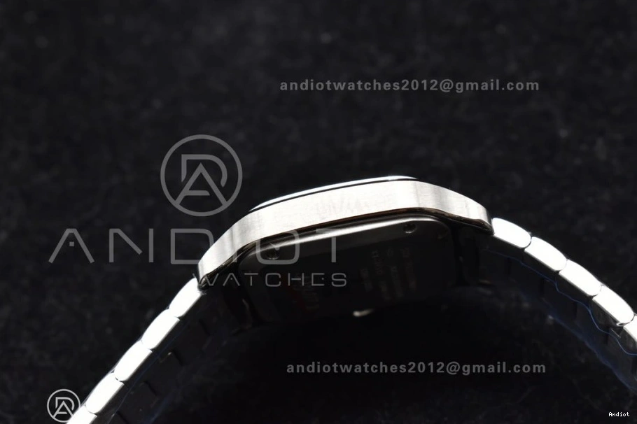 Bracelet BVF 35mm Edition de MIYOTA Dial on Cartier Best V2 9015 White 1:1 SS SS Santos SmartLinks 1207